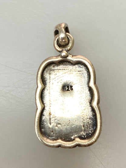 【中古品】【メンズ】 SILVER925 ONYX PENDANT TOP シルバー925 オニキスペンダントトップ アクセサリー 192-260909-yn-27-min カラー：シルバー/ブラック 万代Net店