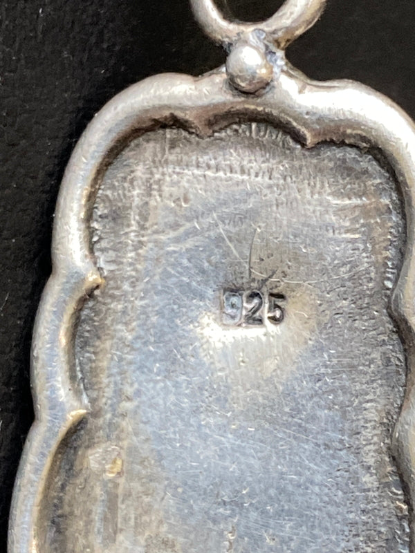 【中古品】【メンズ】 SILVER925 ONYX PENDANT TOP シルバー925 オニキスペンダントトップ アクセサリー 192-260909-yn-27-min カラー：シルバー/ブラック 万代Net店