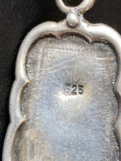 【中古品】【メンズ】 SILVER925 ONYX PENDANT TOP シルバー925 オニキスペンダントトップ アクセサリー 192-260909-yn-27-min カラー：シルバー/ブラック 万代Net店