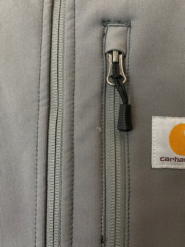 【中古品】【メンズ】 CARHARTT カーハート CROWLEY SOFT SHELL JACKET クロウリー ソフト シェル ジャケット アウター 146-260909-yn-28-min サイズ：M カラー：グレー 万代Net店