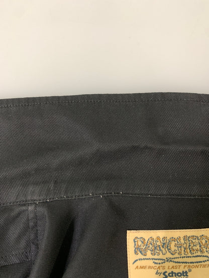 【中古品】【メンズ】 SCHOTT ショット LYOCELL WESTERN JACKET リヨセル ウエスタン ジャケット 782-6152005 長袖 シャツ ロングスリーブ 145-260903-hu-64-min サイズ：M カラー：ブラック 万代Net店