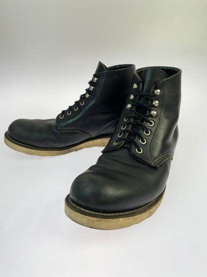 【中古品】【メンズ】 RED WING レッドウィング PLAIN TOE プレーントゥ 9070 靴 ブーツ 164-260903-hu-03-min カラー：ブラック 万代Net店