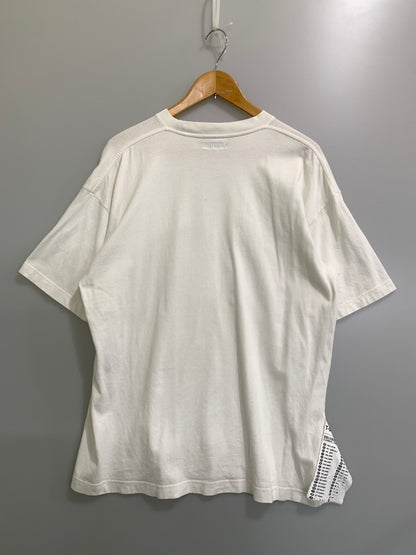 【中古品】【メンズ】 VETEMENTS ヴェトモン フロントロゴ オーバーサイズ Tシャツ UAH20TR611 半袖 Tシャツ ショートスリーブ 140-260903-hu-45-min サイズ：XS カラー：ホワイト 万代Net店