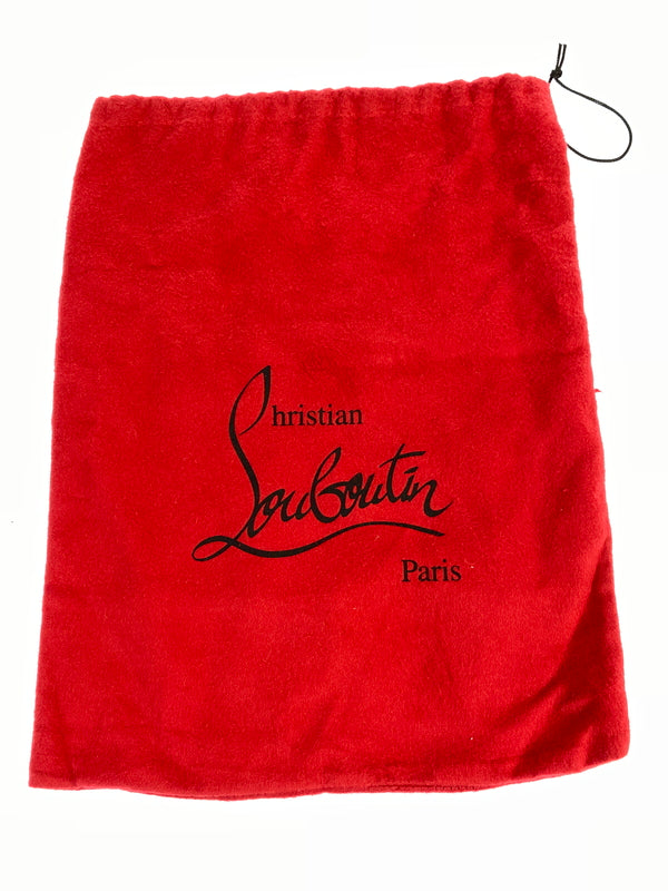 【中古品】【メンズ】 CHRISTIAN LOUBOUTIN クリスチャンルブタン PANAMAX FLAT CLF TRESSE CESTINO GG パナマックス フラット カーフレザー トレス セスティーノ シューズ 靴 164-260902-jt-33-min サイズ：40 カラー：ブラック 万代Net店