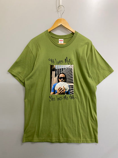 【中古品】【メンズ】 SUPREME シュプリーム MAX B TEE 25SS マックスビー プリント Tシャツ メンズ 半袖 Tシャツ トップス 149-260904-em-14-min サイズ：M カラー：グリーン 万代Net店