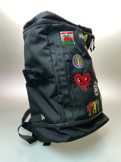 【中古品】【メンズ】 NEW ERA ニューエラ × KEITH HARING BOX BACKPACK キースへリング ボックス バックパック リュック カバン 188-260909-yn-21-min カラー：ブラック 万代Net店