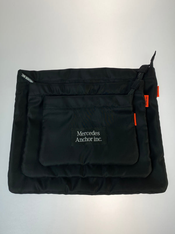 【中古美品】【メンズ/レディース】 ANCHOR INC. アンカー インク DETACHABLE ZIP POUCH SET ANCFW26AC08 ディタッチャブル ジップ ポーチセット 188-260908-KS-03-min カラー：ブラック 万代Net店
