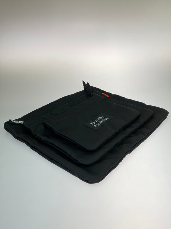 【中古美品】【メンズ/レディース】 ANCHOR INC. アンカー インク DETACHABLE ZIP POUCH SET ANCFW26AC08 ディタッチャブル ジップ ポーチセット 188-260908-KS-03-min カラー：ブラック 万代Net店