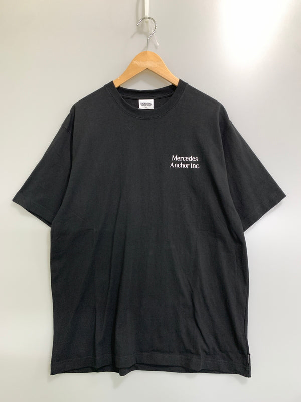 【中古品】【メンズ】 MERCEDES ANCHOR INC. メルセデス アンカー インク LOGO TEE ロゴ ティー ANCFW26TE30 半袖 Tシャツ ショートスリーブ 140-260903-hu-42-min サイズ：L カラー：ブラック 万代Net店