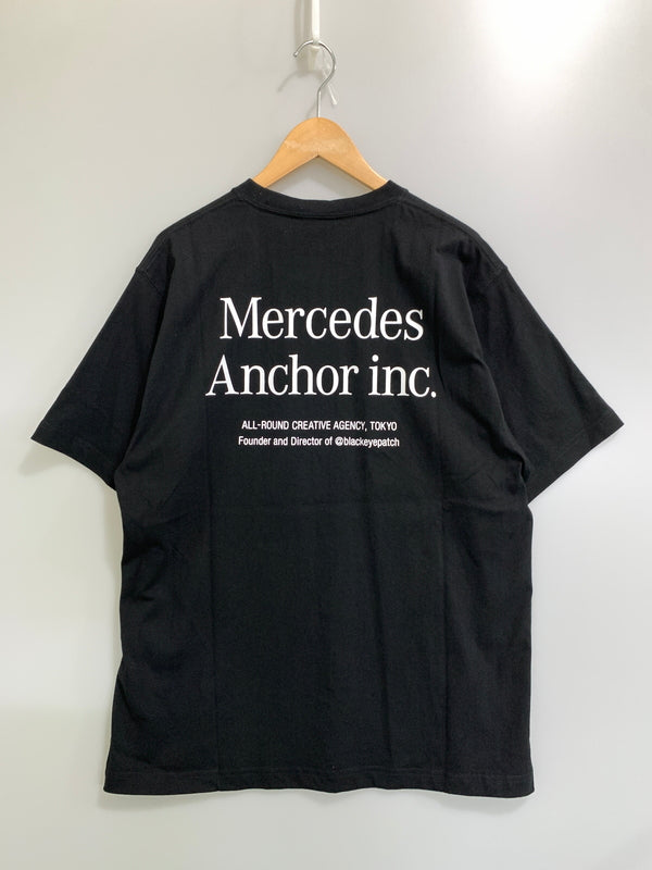 【中古品】【メンズ】 MERCEDES ANCHOR INC. メルセデス アンカー インク LOGO TEE ロゴ ティー ANCFW26TE30 半袖 Tシャツ ショートスリーブ 140-260903-hu-42-min サイズ：L カラー：ブラック 万代Net店