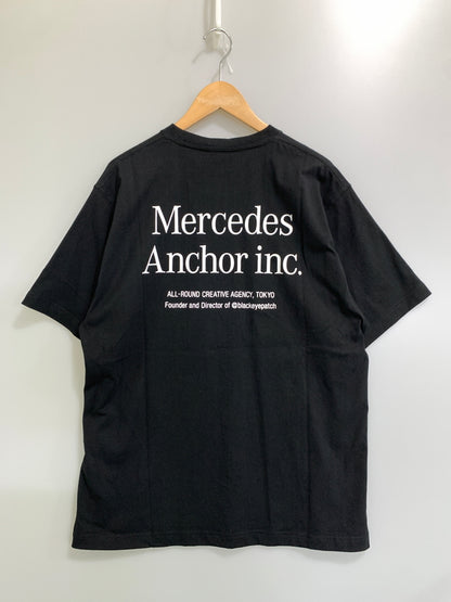 【中古品】【メンズ】 MERCEDES ANCHOR INC. メルセデス アンカー インク LOGO TEE ロゴ ティー ANCFW26TE30 半袖 Tシャツ ショートスリーブ 140-260903-hu-42-min サイズ：L カラー：ブラック 万代Net店