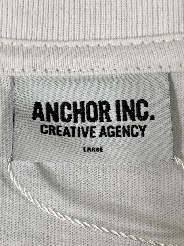 【中古品】【メンズ】 MERCEDES ANCHOR INC. メルセデス アンカー インク LOGO TEE ロゴ ティー ANCFW26TE30 半袖 Tシャツ ショートスリーブ 140-260903-hu-43-min サイズ：L カラー：ホワイト 万代Net店