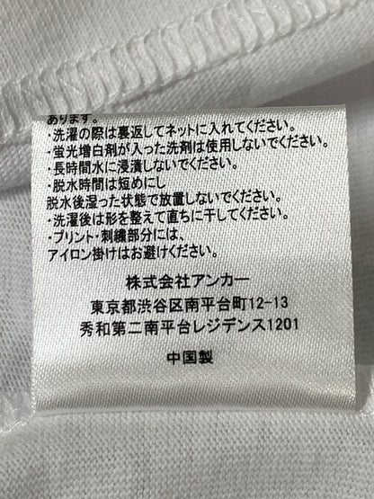 【中古品】【メンズ】 MERCEDES ANCHOR INC. メルセデス アンカー インク LOGO TEE ロゴ ティー ANCFW26TE30 半袖 Tシャツ ショートスリーブ 140-260903-hu-43-min サイズ：L カラー：ホワイト 万代Net店