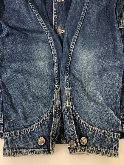 【中古品】【メンズ】 東洋エンタープライズ HEAD LIGHT 実名復刻 DENIM COVERALL ヘッド ライト デニム カバーオール アウター デニム ジャケット 145-260903-hu-33-min サイズ：表記なし 不明 カラー：インディゴ 万代Net店