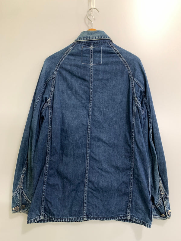 【中古品】【メンズ】 東洋エンタープライズ HEAD LIGHT 実名復刻 DENIM COVERALL ヘッド ライト デニム カバーオール アウター デニム ジャケット 145-260903-hu-33-min サイズ：表記なし 不明 カラー：インディゴ 万代Net店