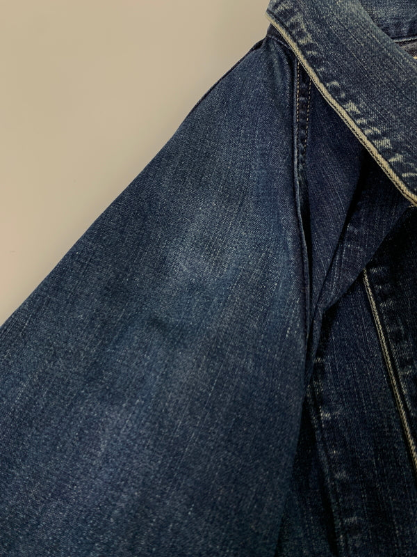 【中古品】【メンズ】 東洋エンタープライズ HEAD LIGHT 実名復刻 DENIM COVERALL ヘッド ライト デニム カバーオール アウター デニム ジャケット 145-260903-hu-33-min サイズ：表記なし 不明 カラー：インディゴ 万代Net店