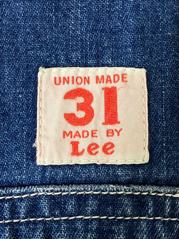 【中古品】【メンズ】 LEE リー 復刻 30S LOCO JACKET 02432 30年代 ロコ ジャケット ワークウェア カバーオール メンズ アウター ヴィンテージ デニムジャケット Gジャン 147-260904-em-07-min サイズ：40 カラー：インディゴ 万代Net店