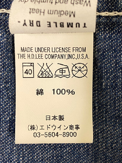 【中古品】【メンズ】 LEE リー 復刻 30S LOCO JACKET 02432 30年代 ロコ ジャケット ワークウェア カバーオール メンズ アウター ヴィンテージ デニムジャケット Gジャン 147-260904-em-07-min サイズ：40 カラー：インディゴ 万代Net店