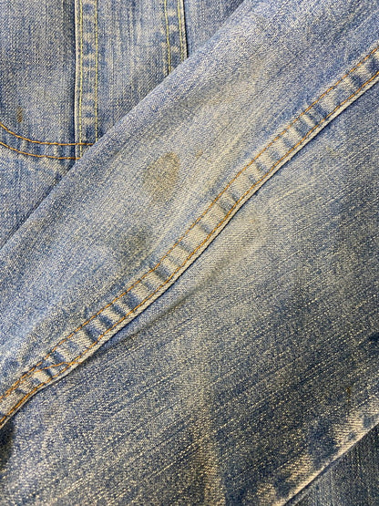【中古品】【メンズ】 LEE リー 70S DENIM SHIRT 70年代 デニム シャツ メンズ Gジャン トップス ヴィンテージ 146-260904-em-08-min サイズ：S カラー：インディゴ 万代Net店