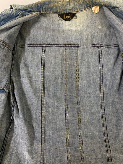 【中古品】【メンズ】 LEE リー 70S DENIM SHIRT 70年代 デニム シャツ メンズ Gジャン トップス ヴィンテージ 146-260904-em-08-min サイズ：S カラー：インディゴ 万代Net店