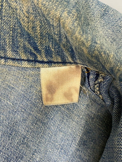 【中古品】【メンズ】 LEE リー 70S DENIM SHIRT 70年代 デニム シャツ メンズ Gジャン トップス ヴィンテージ 146-260904-em-08-min サイズ：S カラー：インディゴ 万代Net店