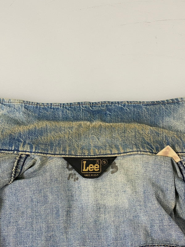 【中古品】【メンズ】 LEE リー 70S DENIM SHIRT 70年代 デニム シャツ メンズ Gジャン トップス ヴィンテージ 146-260904-em-08-min サイズ：S カラー：インディゴ 万代Net店