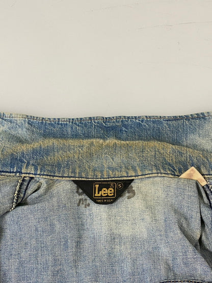 【中古品】【メンズ】 LEE リー 70S DENIM SHIRT 70年代 デニム シャツ メンズ Gジャン トップス ヴィンテージ 146-260904-em-08-min サイズ：S カラー：インディゴ 万代Net店