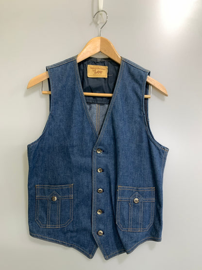 【中古品】【メンズ】 SEPARATE-LEES BY LEE セパレート リーズ バイ リー 70S DENIM VEST 70年代 デニム ベスト ヴィンテージ アウター 146-260903-hu-40-min サイズ：38R カラー：ブルーインディゴ 万代Net店
