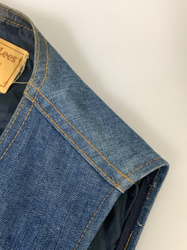 【中古品】【メンズ】 SEPARATE-LEES BY LEE セパレート リーズ バイ リー 70S DENIM VEST 70年代 デニム ベスト ヴィンテージ アウター 146-260903-hu-40-min サイズ：38R カラー：ブルーインディゴ 万代Net店
