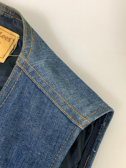 【中古品】【メンズ】 SEPARATE-LEES BY LEE セパレート リーズ バイ リー 70S DENIM VEST 70年代 デニム ベスト ヴィンテージ アウター 146-260903-hu-40-min サイズ：38R カラー：ブルーインディゴ 万代Net店