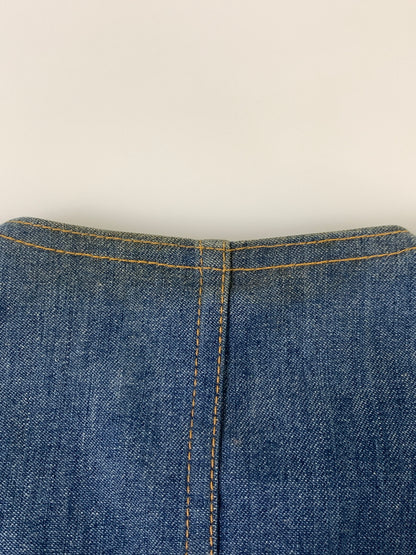 【中古品】【メンズ】 SEPARATE-LEES BY LEE セパレート リーズ バイ リー 70S DENIM VEST 70年代 デニム ベスト ヴィンテージ アウター 146-260903-hu-40-min サイズ：38R カラー：ブルーインディゴ 万代Net店