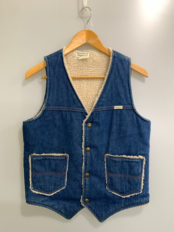 【中古品】【メンズ】 SEDGEFIELD セッジフィールド BOA VEST ボアベスト アウター 146-260903-hu-41-min サイズ：S カラー：ブルーインディゴ 万代Net店