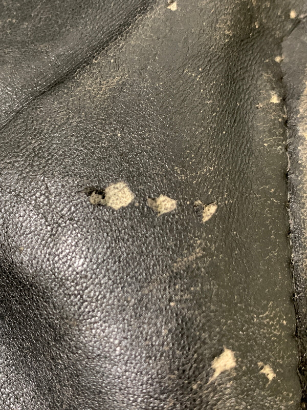 【現状渡し品】【メンズ】 USED ユーズド LEATHER DOUBLE RIDERS JACKET レザー ダブル ライダース ジャケット アウター 革ジャン 146-260903-hu-36-min サイズ：36 カラー：ブラック 万代Net店