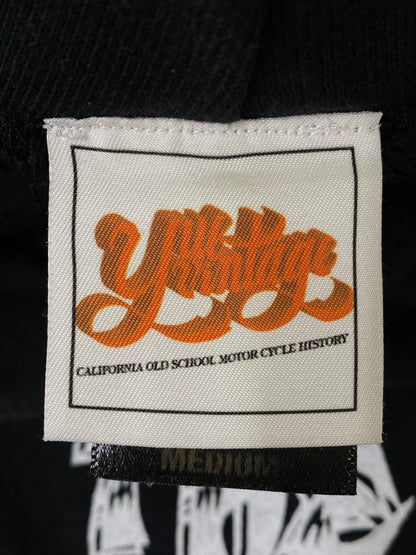 【中古品】【メンズ】 YUE VINTAGE ユエ ヴィンテージ CHOPPER LOGO HOODIE チョッパー ロゴ フーディー メンズ フード付き スウェット パーカー トップス 145-260904-em-12-min サイズ：M カラー：ブラック 万代Net店