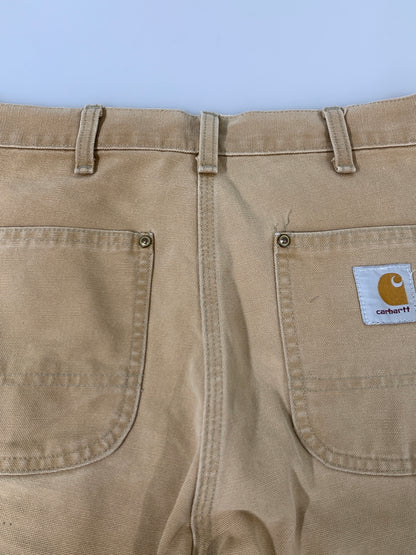 【中古品】【メンズ】 CARHARTT カーハート DOUBLE KNEE PAINTER PANT ダブル ニー ペインター パンツ ボトムス 157-260903-hu-28-min サイズ：30×34 カラー：ベージュ 万代Net店