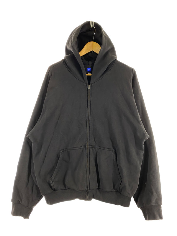 【中古品】【メンズ】 YEEZY イージー × GAP ギャップ DOUBLEFACE WIDE SILHOUETTE ZIP UP SWEAT HOODIE 537322-01-1 ダブルフェイス ワイド シルエット ジップ アップ スウェット フーディー 142-260904-em-32-min サイズ：XL カラー：ブラック 万代Net店