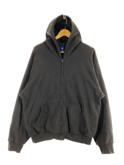 【中古品】【メンズ】 YEEZY イージー × GAP ギャップ DOUBLEFACE WIDE SILHOUETTE ZIP UP SWEAT HOODIE 537322-01-1 ダブルフェイス ワイド シルエット ジップ アップ スウェット フーディー 142-260904-em-32-min サイズ：XL カラー：ブラック 万代Net店
