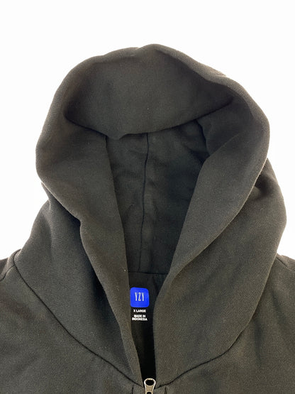 【中古品】【メンズ】 YEEZY イージー × GAP ギャップ DOUBLEFACE WIDE SILHOUETTE ZIP UP SWEAT HOODIE 537322-01-1 ダブルフェイス ワイド シルエット ジップ アップ スウェット フーディー 142-260904-em-32-min サイズ：XL カラー：ブラック 万代Net店