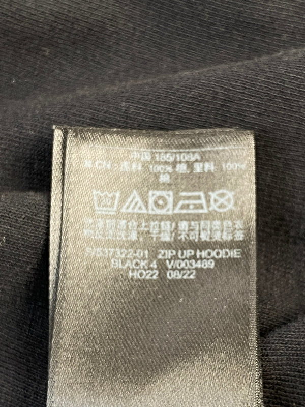 【中古品】【メンズ】 YEEZY イージー × GAP ギャップ DOUBLEFACE WIDE SILHOUETTE ZIP UP SWEAT HOODIE 537322-01-1 ダブルフェイス ワイド シルエット ジップ アップ スウェット フーディー 142-260904-em-32-min サイズ：XL カラー：ブラック 万代Net店