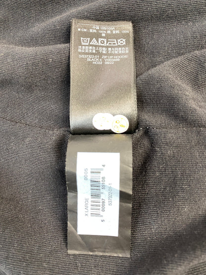 【中古品】【メンズ】 YEEZY イージー × GAP ギャップ DOUBLEFACE WIDE SILHOUETTE ZIP UP SWEAT HOODIE 537322-01-1 ダブルフェイス ワイド シルエット ジップ アップ スウェット フーディー 142-260904-em-32-min サイズ：XL カラー：ブラック 万代Net店