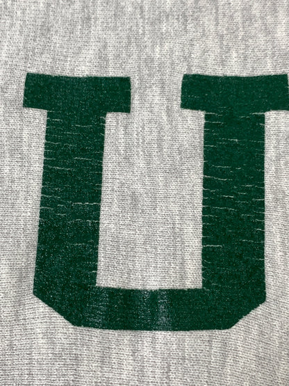 【中古品】【メンズ】 CHAMPION チャンピオン 90S 三段プリント REVERSE WEAVE HOODIE 90年代 リバースウィーブ フーディ パーカー ヴィンテージ 146-260903-hu-37-min サイズ：XXL カラー：ライトグレー 万代Net店