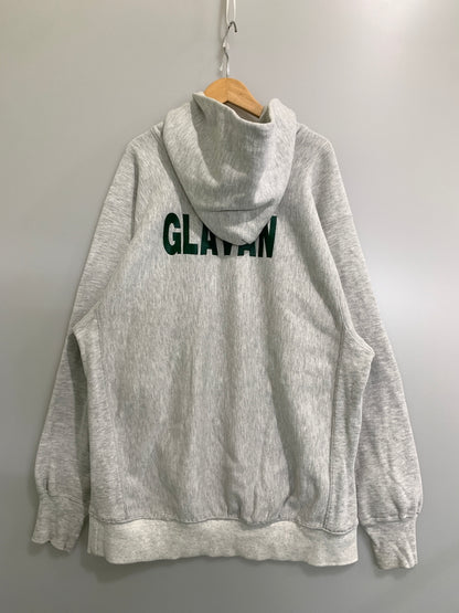 【中古品】【メンズ】 CHAMPION チャンピオン 90S 三段プリント REVERSE WEAVE HOODIE 90年代 リバースウィーブ フーディ パーカー ヴィンテージ 146-260903-hu-37-min サイズ：XXL カラー：ライトグレー 万代Net店