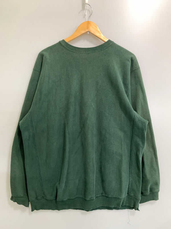 【中古品】【メンズ】 CHAMPION チャンピオン 90S VIRGINIA REVERSEWEAVE SWEATSHIRT 90年代 ヴァージニア リバースウィーブ スウェットシャツ トップス ヴィンテージ 146-260903-hu-34-min サイズ：タグ破損のため不明 カラー：グリーン 万代Net店