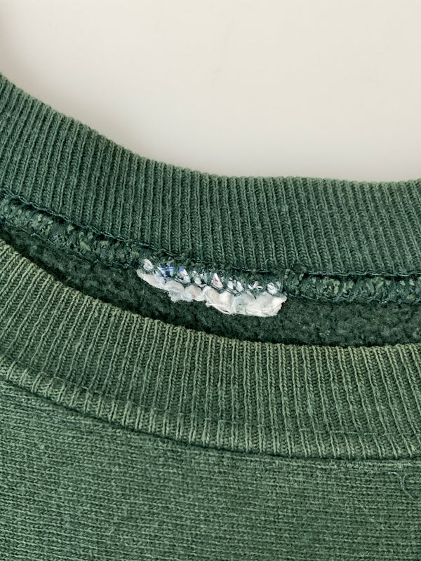 【中古品】【メンズ】 CHAMPION チャンピオン 90S VIRGINIA REVERSEWEAVE SWEATSHIRT 90年代 ヴァージニア リバースウィーブ スウェットシャツ トップス ヴィンテージ 146-260903-hu-34-min サイズ：タグ破損のため不明 カラー：グリーン 万代Net店