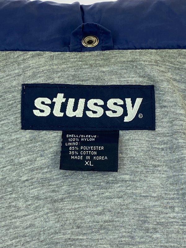 【中古品】【メンズ】 STUSSY ステューシー 00'S MOUNTAIN JACKET 00年代 マウンテンジャケット メンズ フード付き アウター 142-260904-em-33-min サイズ：XL カラー：ネイビー 万代Net店