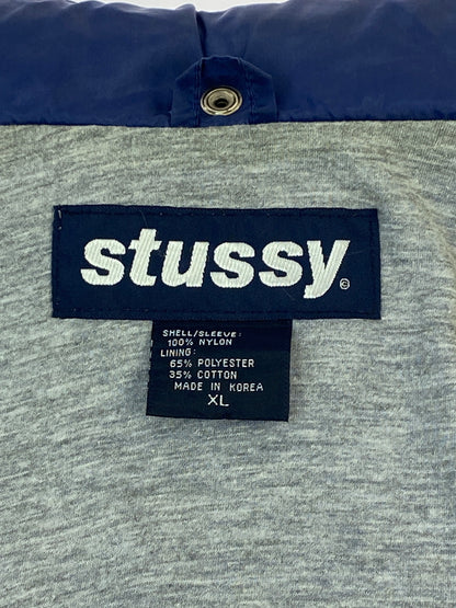【中古品】【メンズ】 STUSSY ステューシー 00'S MOUNTAIN JACKET 00年代 マウンテンジャケット メンズ フード付き アウター 142-260904-em-33-min サイズ：XL カラー：ネイビー 万代Net店