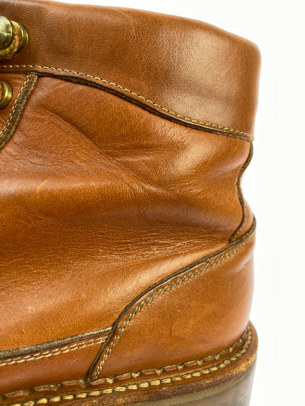 【中古品】【メンズ】 BARBARIAN CHIEFTAIN バーバリアンチーフテン WORK BOOTS ワークブーツ 靴 165-260907-yn-06-min サイズ：26.0cm カラー：ブラウン系 万代Net店