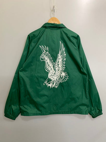 【中古品】【メンズ】 ANTI HERO アンタイヒーロー NYLON COACH JACKET 3100 ナイロン コーチ ジャケット メンズ アウター 142-260904-em-06-min サイズ：M カラー：グリーン 万代Net店