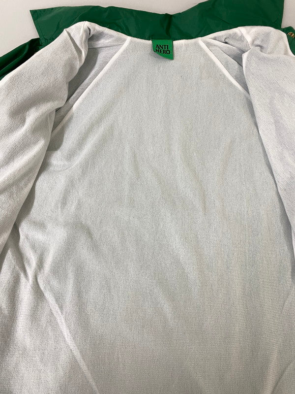 【中古品】【メンズ】 ANTI HERO アンタイヒーロー NYLON COACH JACKET 3100 ナイロン コーチ ジャケット メンズ アウター 142-260904-em-06-min サイズ：M カラー：グリーン 万代Net店