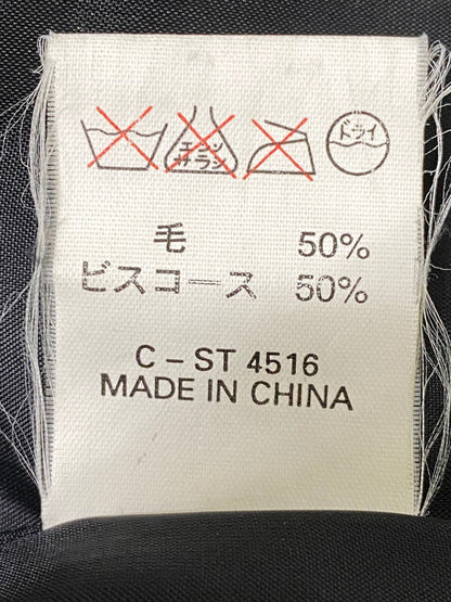 【中古品】【メンズ】 HOUSTON ヒューストン STADIUM JACKET スタジアム ジャケット アワードジャケット スタジャン メンズ アウター 145-260904-em-01-min サイズ：L カラー：ブラック 万代Net店